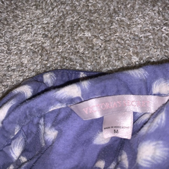 Victorias Secret Blue & White Button Down top sz M - Picture 6 of 7